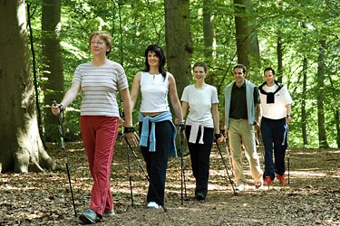 Nordic Walking im Küstenwald